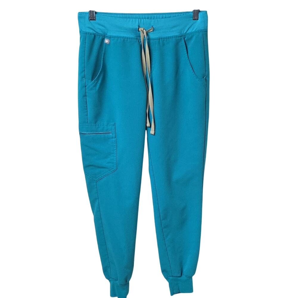 FigsTechnical Collection Zamora Jogger Scrub Blue Pants Womens Size XS